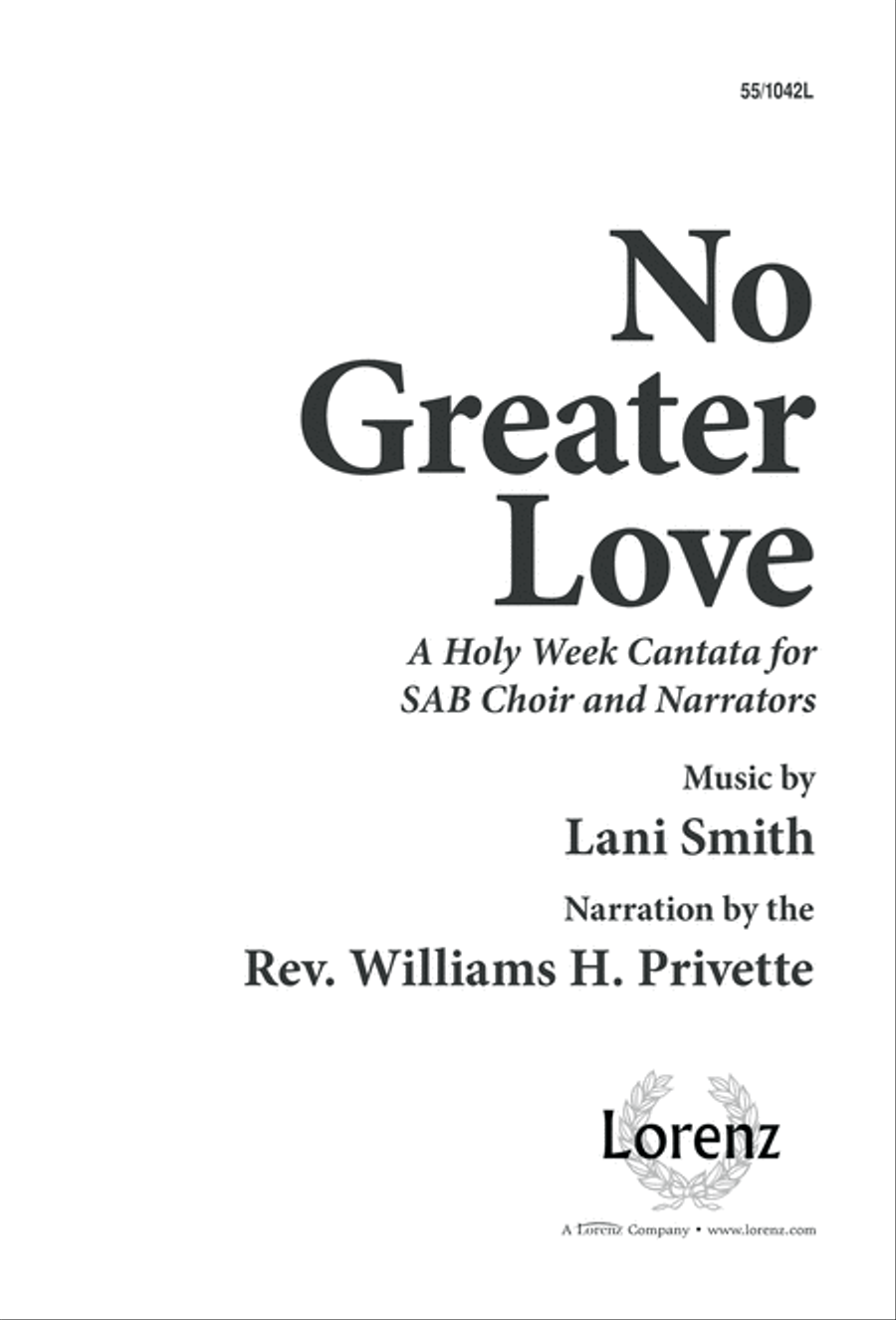 No Greater Love 3-Part scores gallery preview page 1