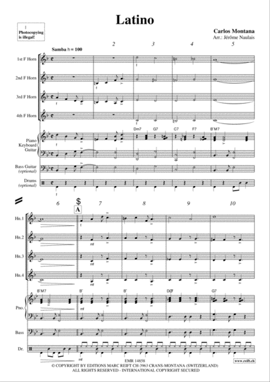 Latino Horn scores gallery preview page 3
