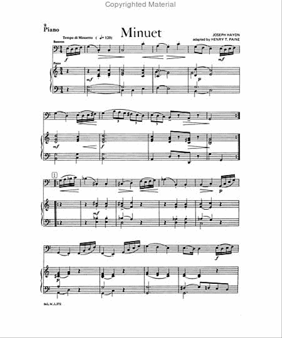 Minuet Minuet Small Ensemble scores gallery preview page 2