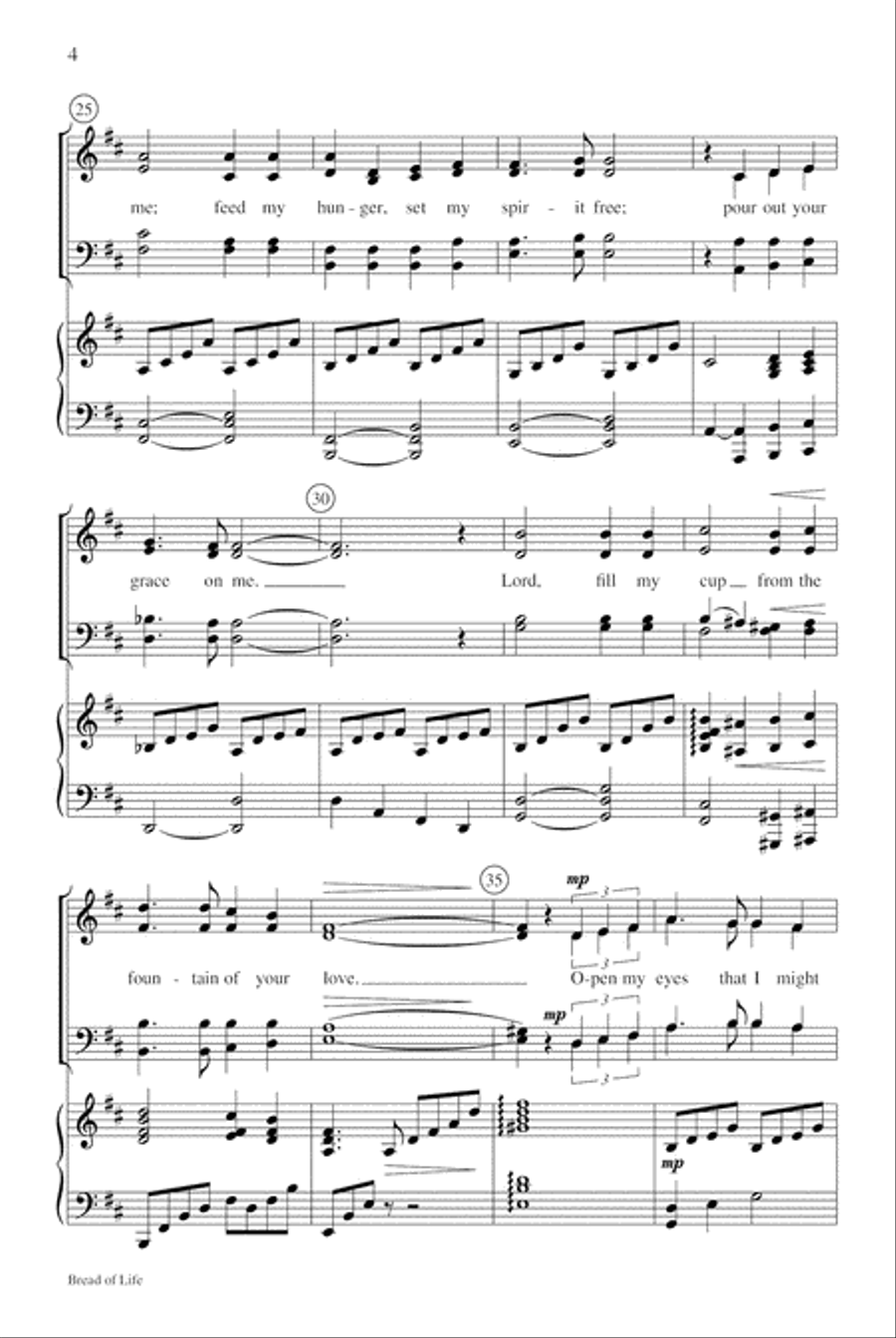 Bread of Life Bread of Life 4-Part scores gallery preview page 5