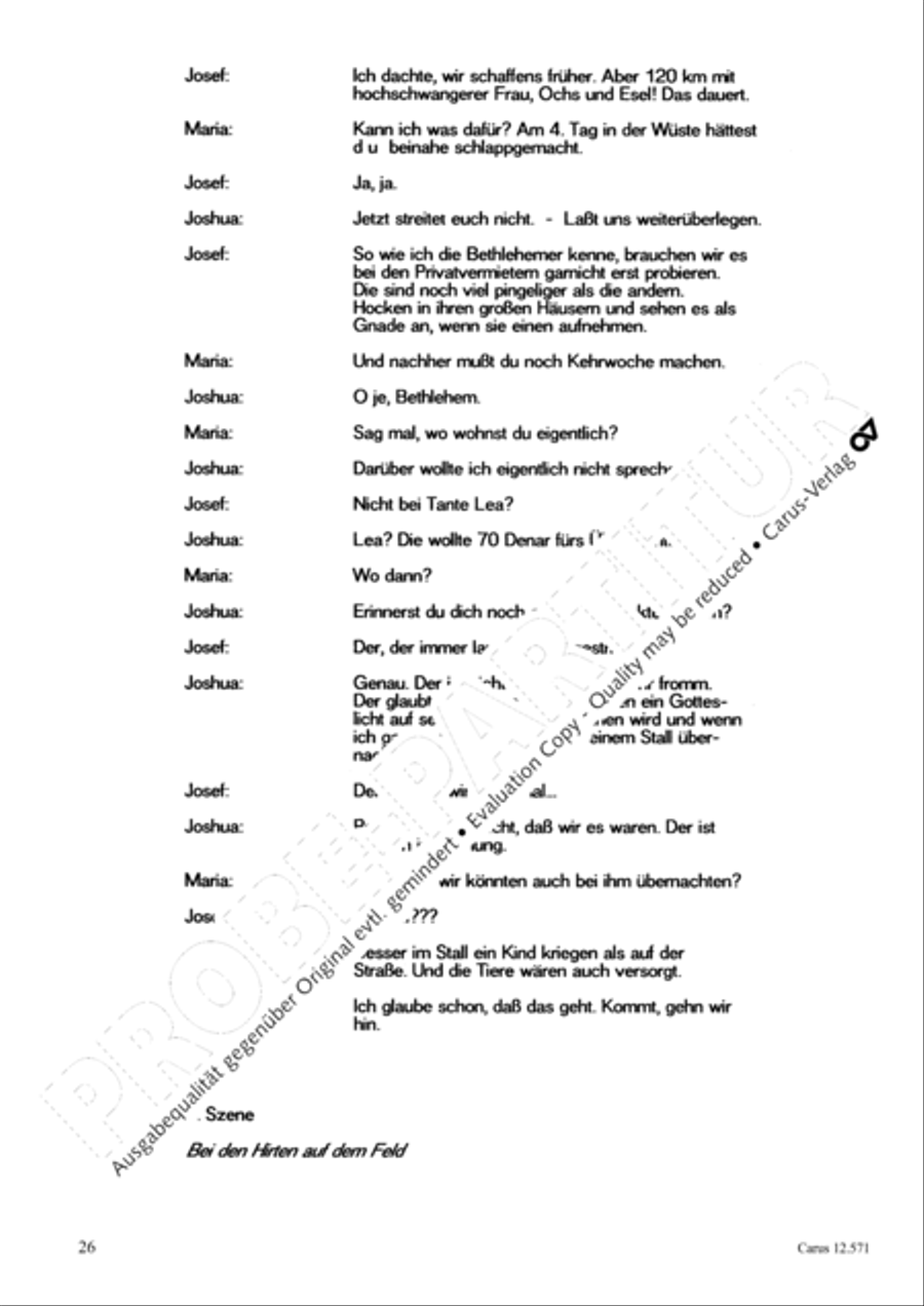 O je, Bethlehem Unison Choir scores gallery preview page 27