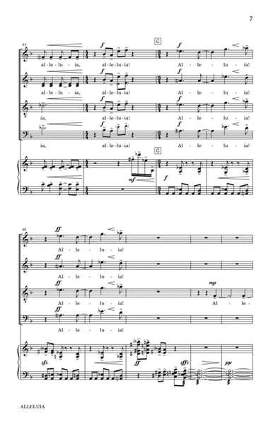 Alleluia (Includes Marimba)