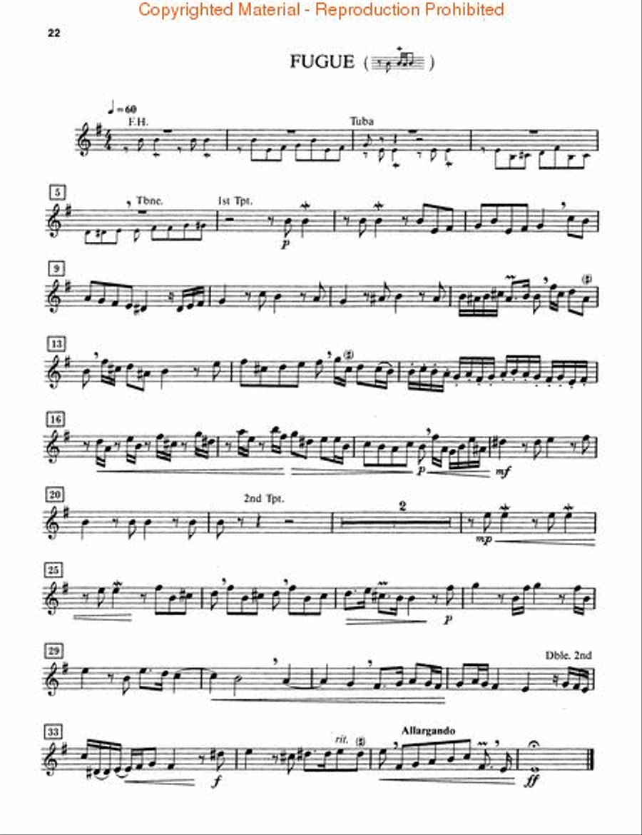 The Canadian Brass Book of Advanced Quintets Brass Quintet scores gallery preview page 4