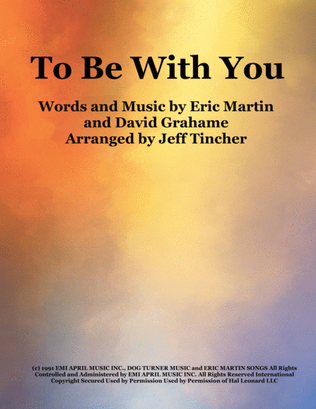 Book cover for To Be With You