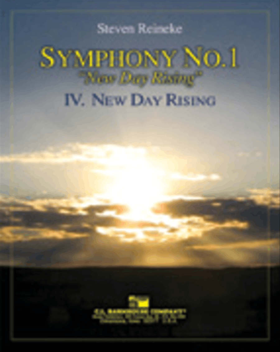 New Day Rising (Symphony 1, New Day Rising, Mvt. IV) Concert Band scores gallery preview page 1