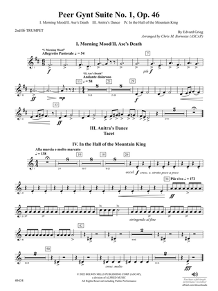 Peer Gynt Suite No.1, Op. 46: 2nd B-flat Trumpet