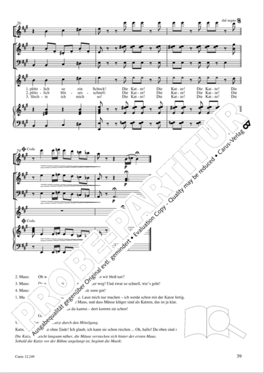 Mause in der Michaelskirche 4-Part scores gallery preview page 40