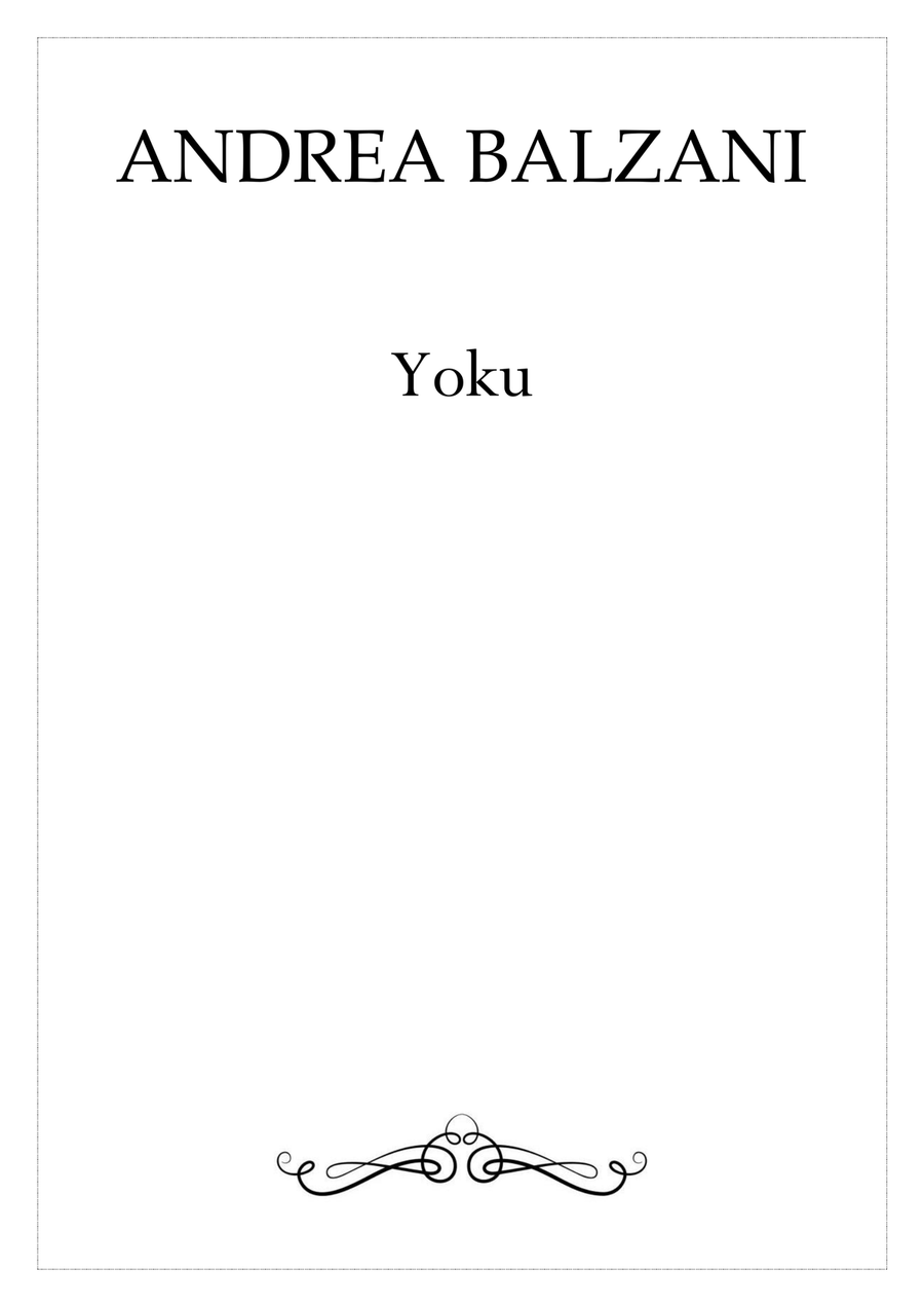 Yoku [PIANO SCORE] (foglio album) Easy Piano scores gallery preview page 1