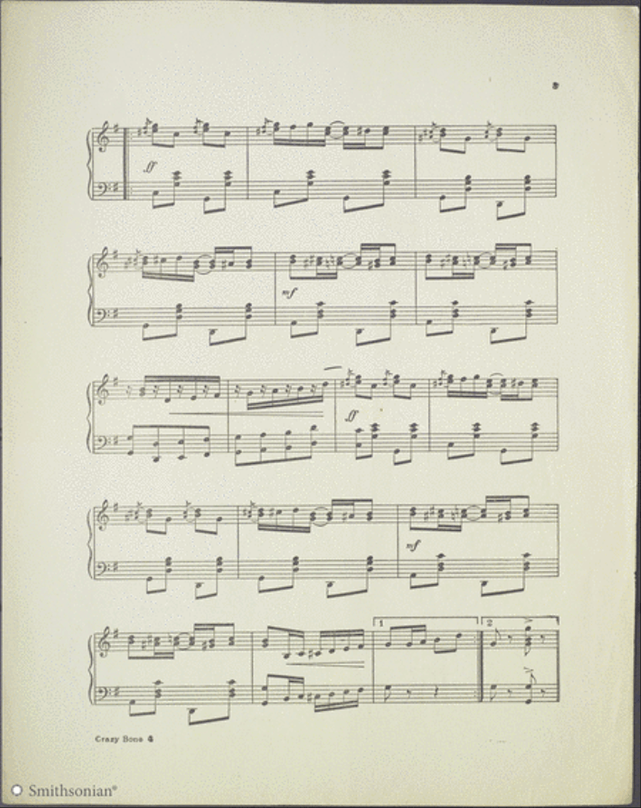 Crazy Bone Rag Crazy Bone Rag Piano Solo scores gallery preview page 3