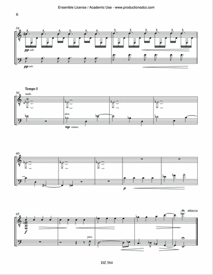 Sonatina Double Bass scores gallery preview page 6