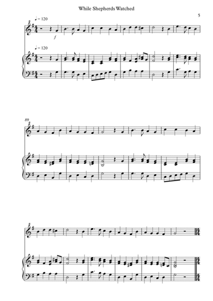 8 Easy Christmas Pieces for Descant Recorder And Piano image number null