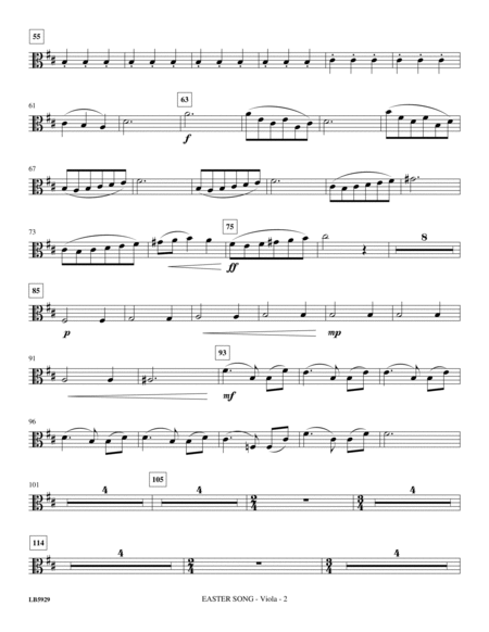 Easter Song - Viola