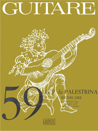 Book cover for Ricercare Des Primo Tuono (coll. Guitare No.59) (guit