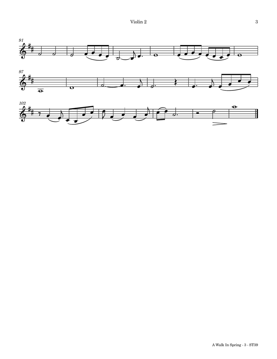 A Walk In Spring A Walk In Spring String Quartet scores gallery preview page 6