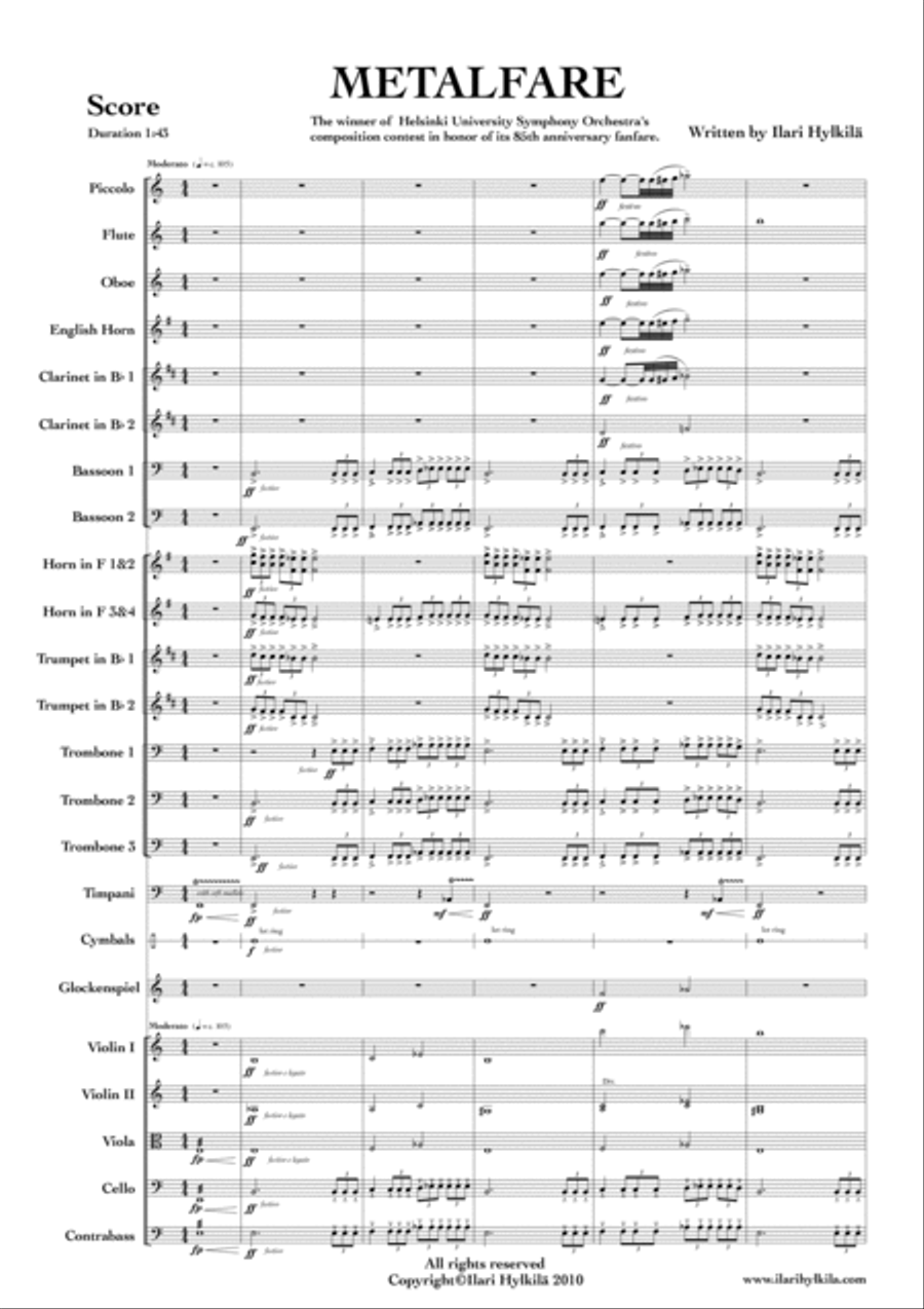 Metalfare Full Orchestra scores gallery preview page 4