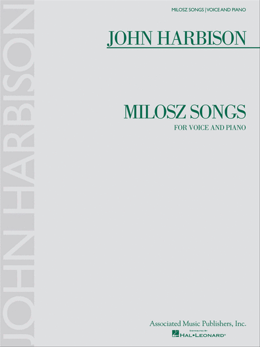 Milosz Songs Voice scores gallery preview page 1