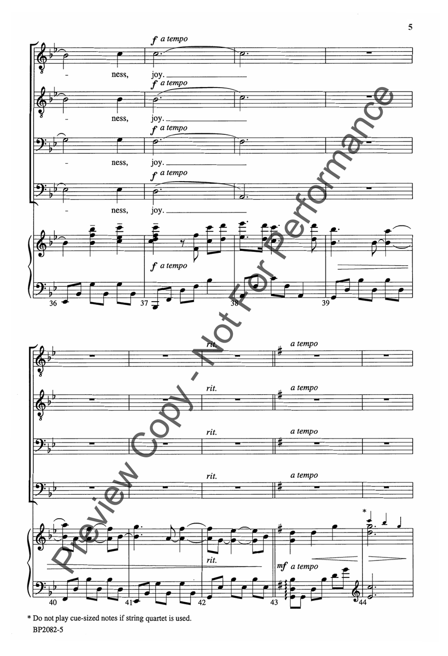 Make Me an Instrument - TTBB TTBB scores gallery preview page 6