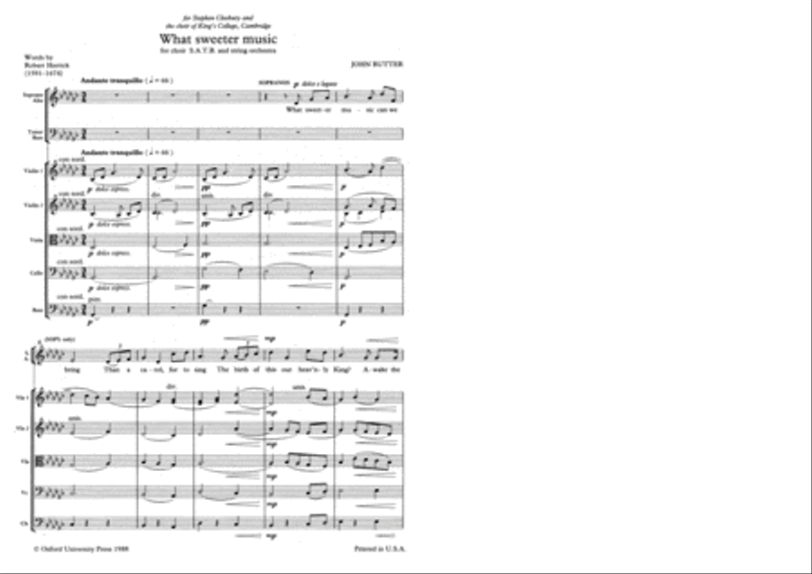 What sweeter music 4-Part scores gallery preview page 3
