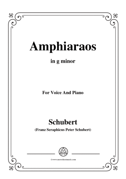 Schubert-Amphiaraos,in g minor,D.166,for Voice&Piano image number null