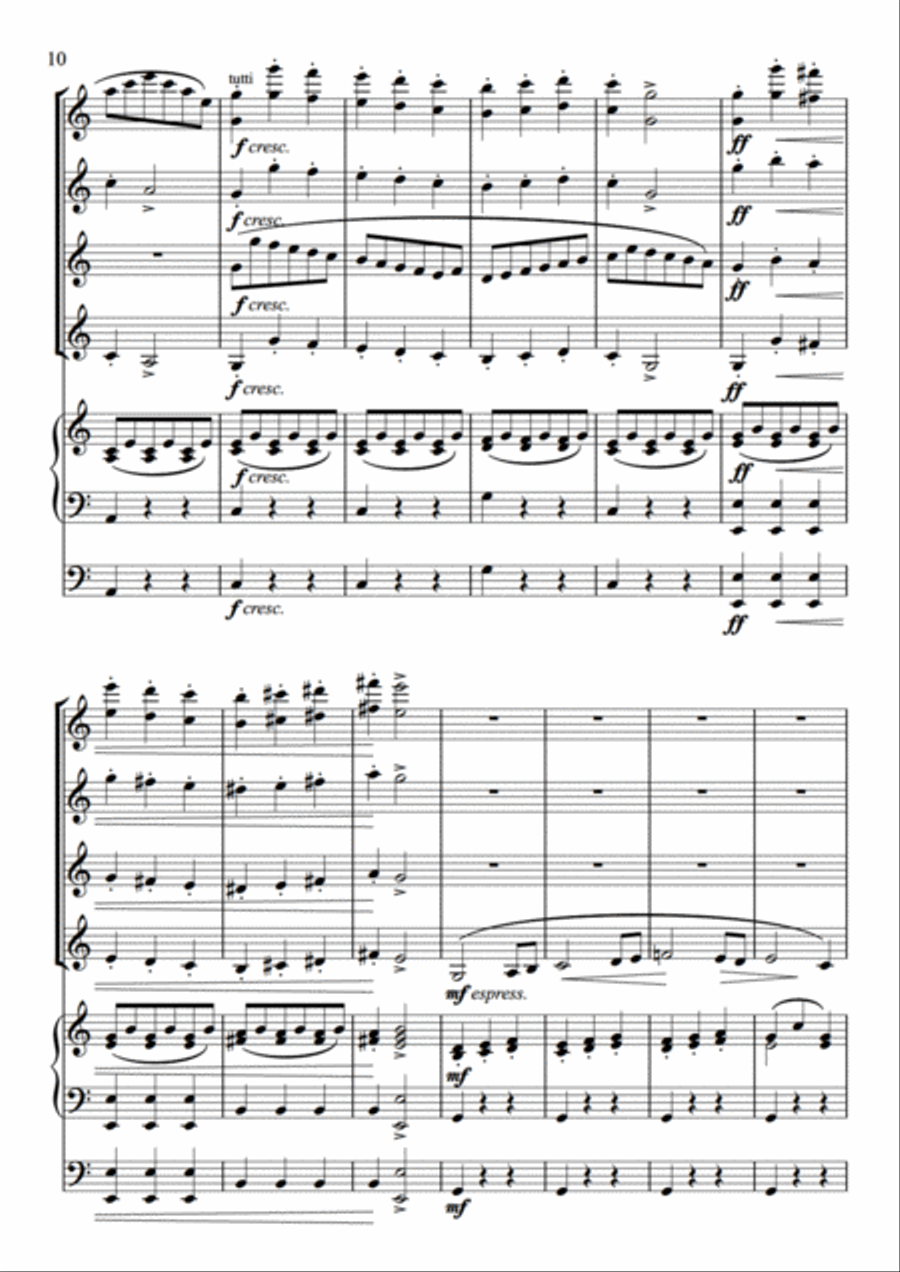 Slavonic Dance No. 1 Set of Parts scores gallery preview page 10