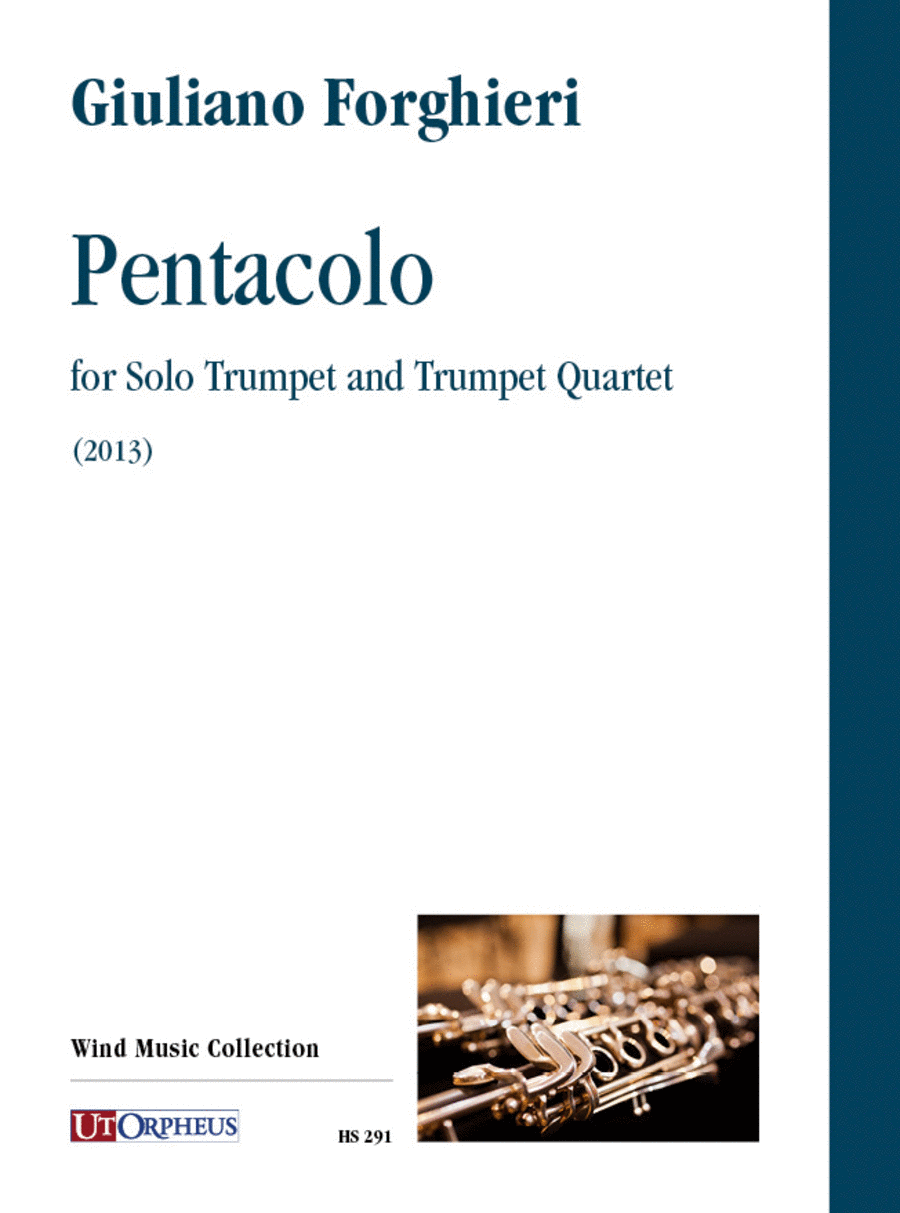 Pentacolo for Solo Trumpet and Trumpet Quartet (2013) Trumpet Solo scores gallery preview page 1