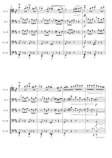 Gavotte n°2 in D major, op. 23. image number null