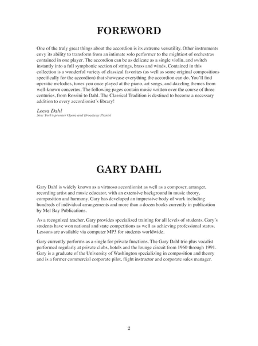 The Classical Tradition Accordion scores gallery preview page 3