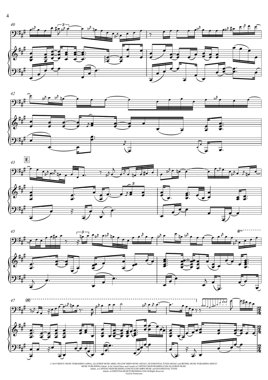 Goodness Of God Goodness Of God Piano scores gallery preview page 4
