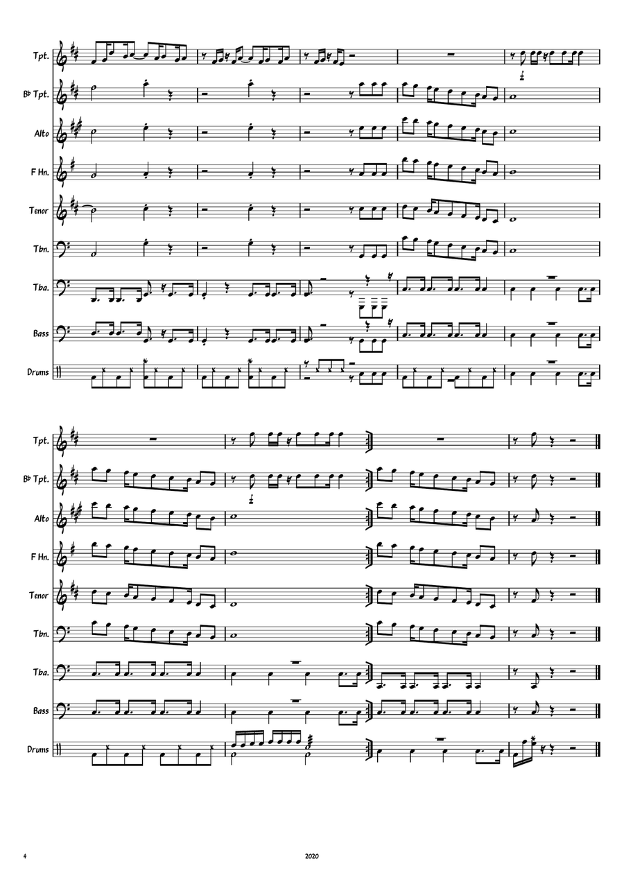 Do You Know The Way To San Jose Large Ensemble scores gallery preview page 4