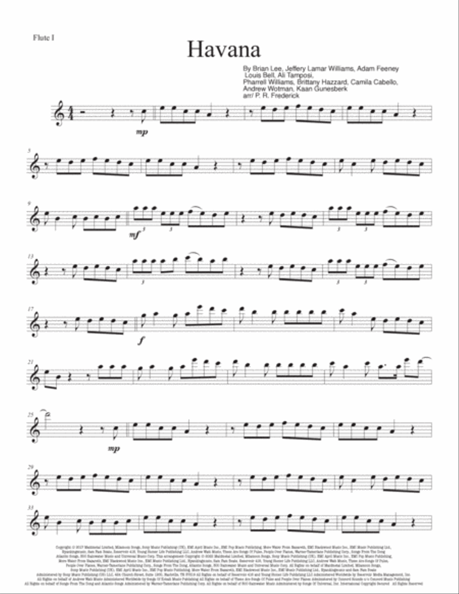 Havana Flute Duet scores gallery preview page 3
