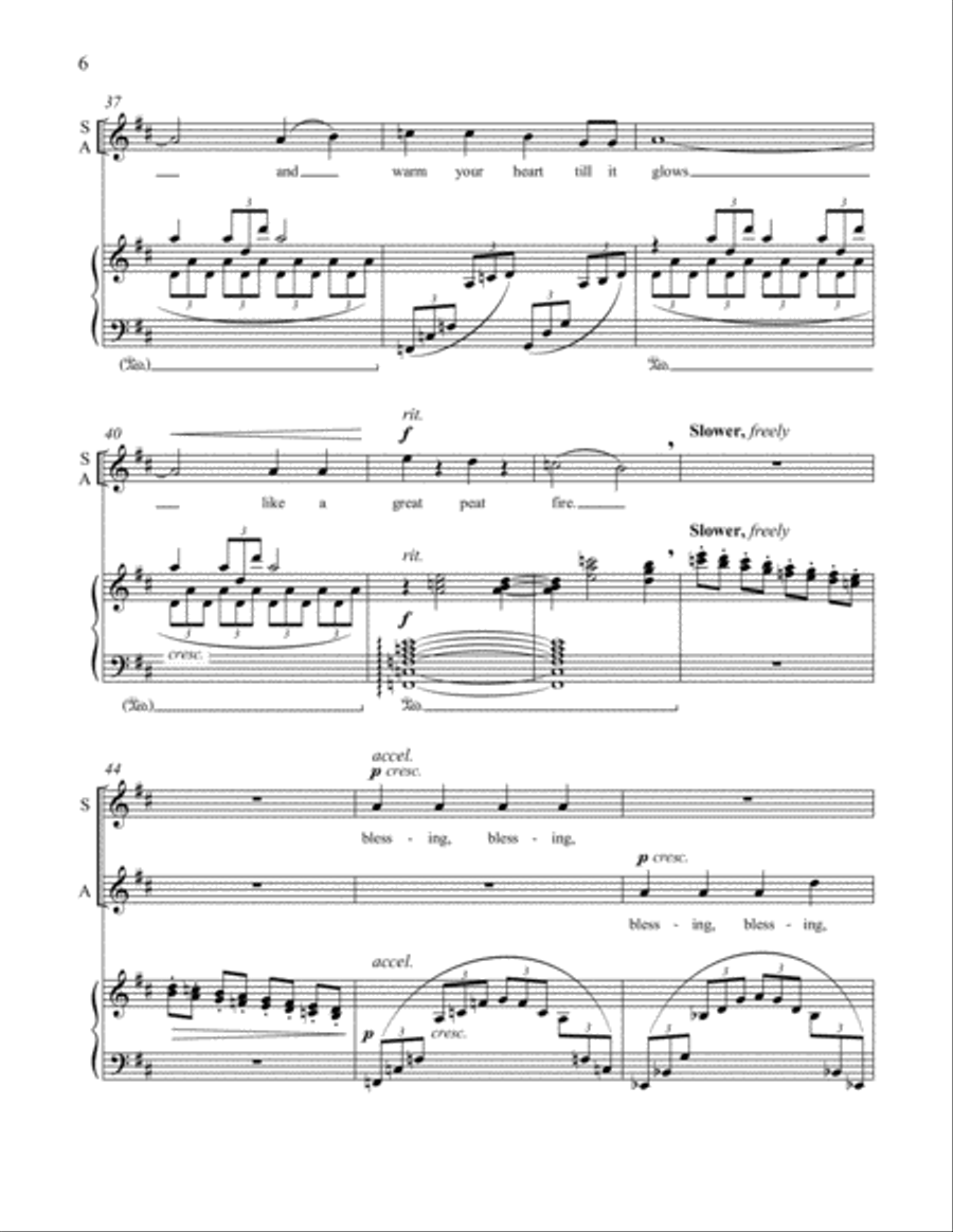 Blessings from the Children: 1. The Blessing of Light 2-Part scores gallery preview page 6