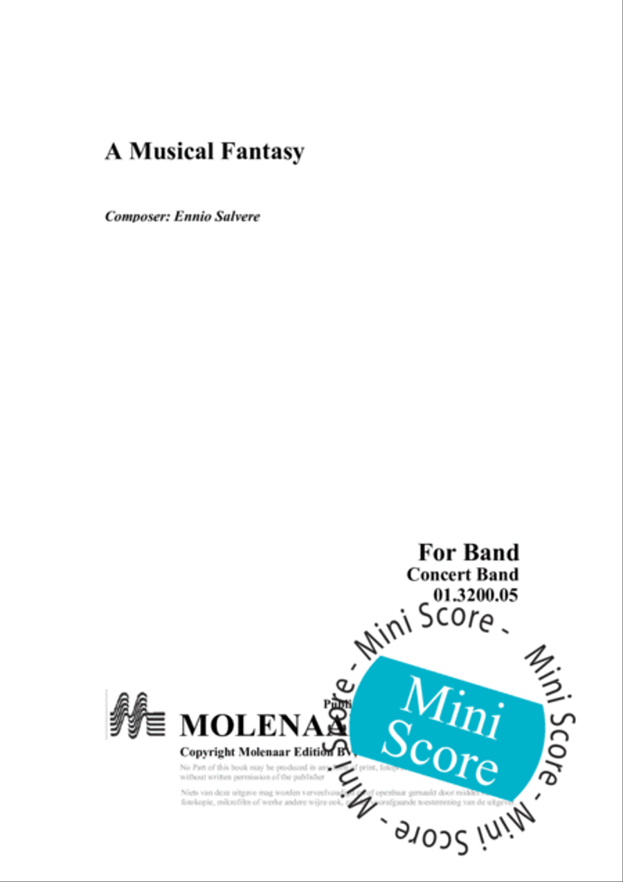 A Musical Fantasy Concert Band scores gallery preview page 3