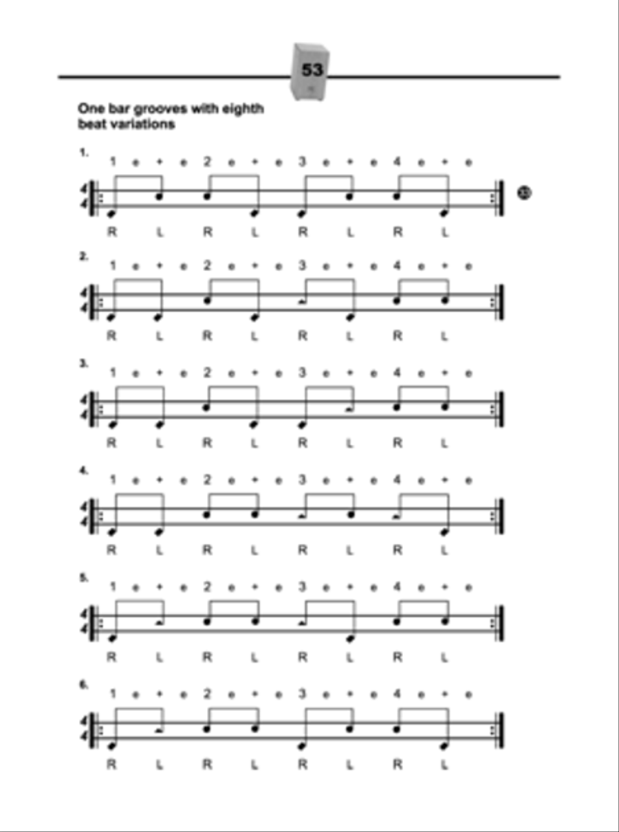 Studies for Cajon Flamenco Guitar scores gallery preview page 6