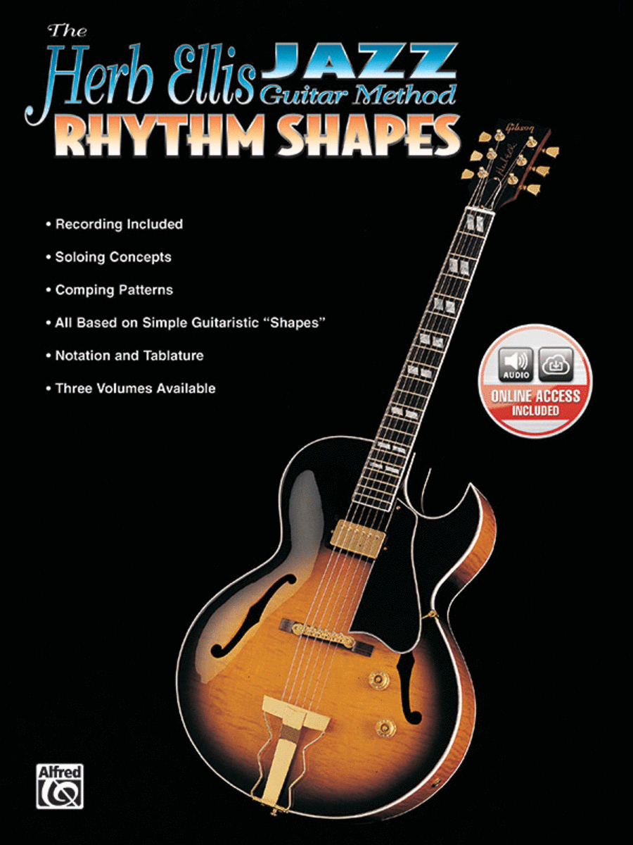 Herb Ellis Jazz Guitar Method Rhythm Shapes Book/cd
