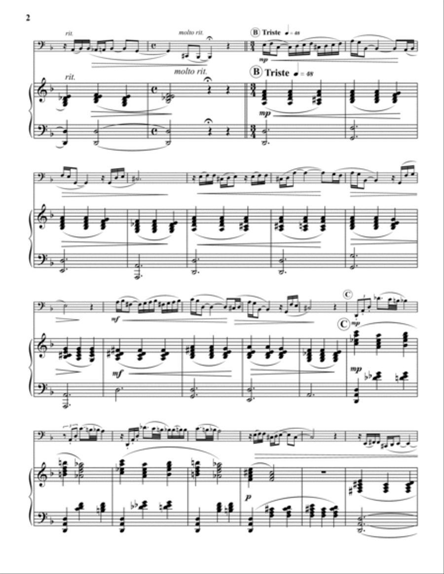 Elegy for an Angel Tuba scores gallery preview page 3