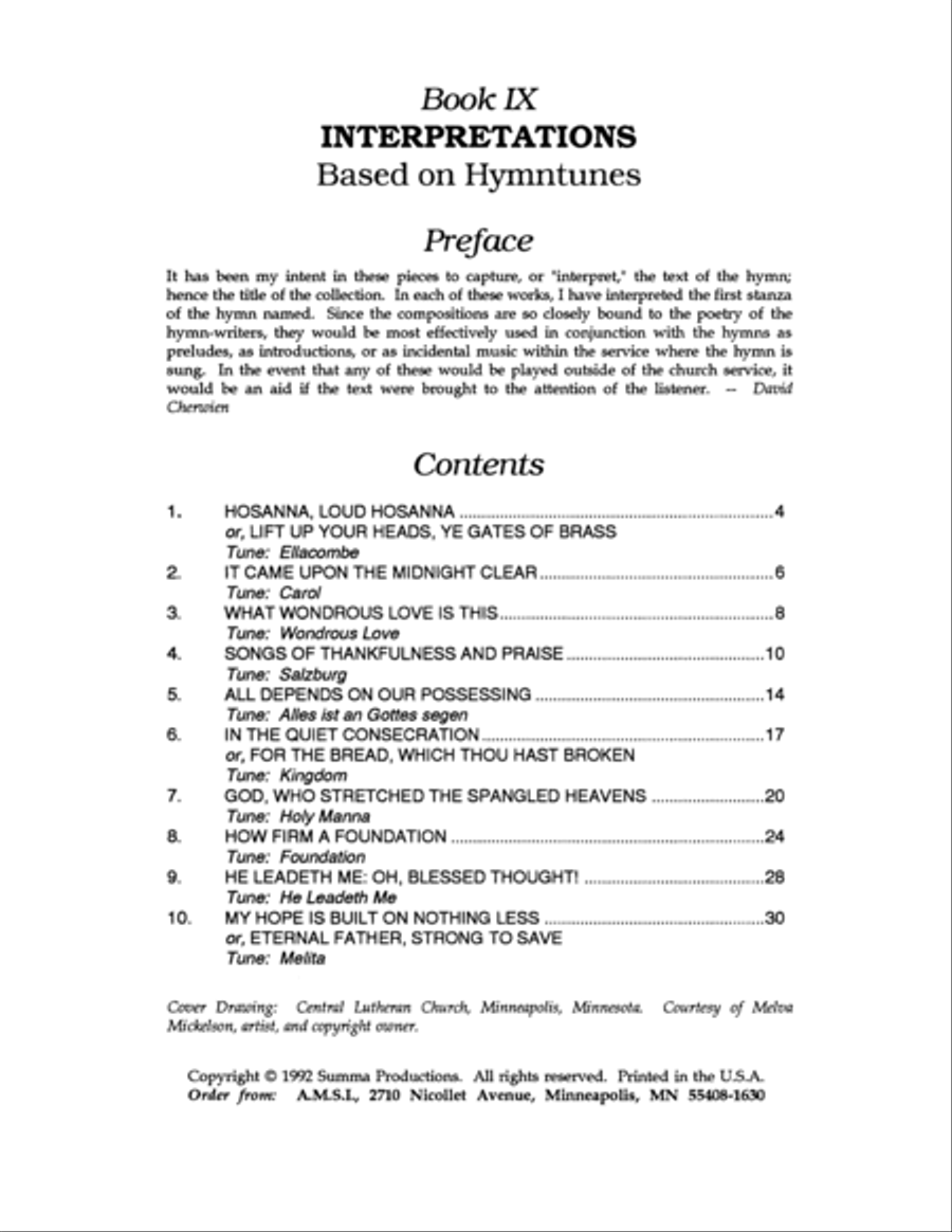 Interpretations, Book IX Interpretations, Book IX Organ scores gallery preview page 3