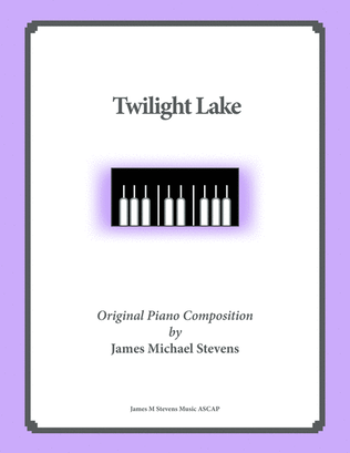 Book cover for Twilight Lake - Romantic Piano