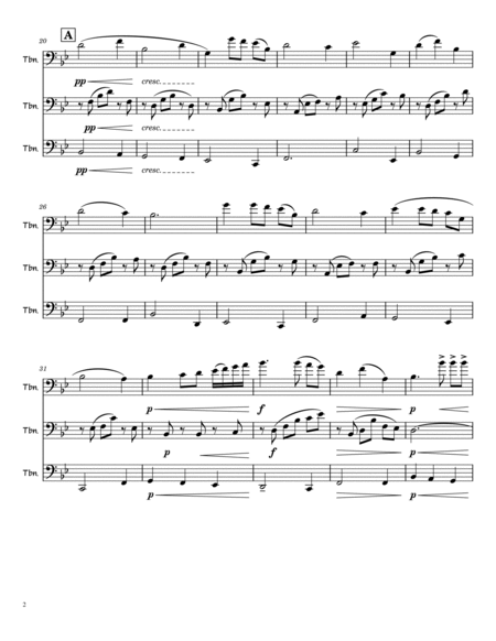 Intermezzo from Cavalleria Rusticana - Trombone Trio image number null