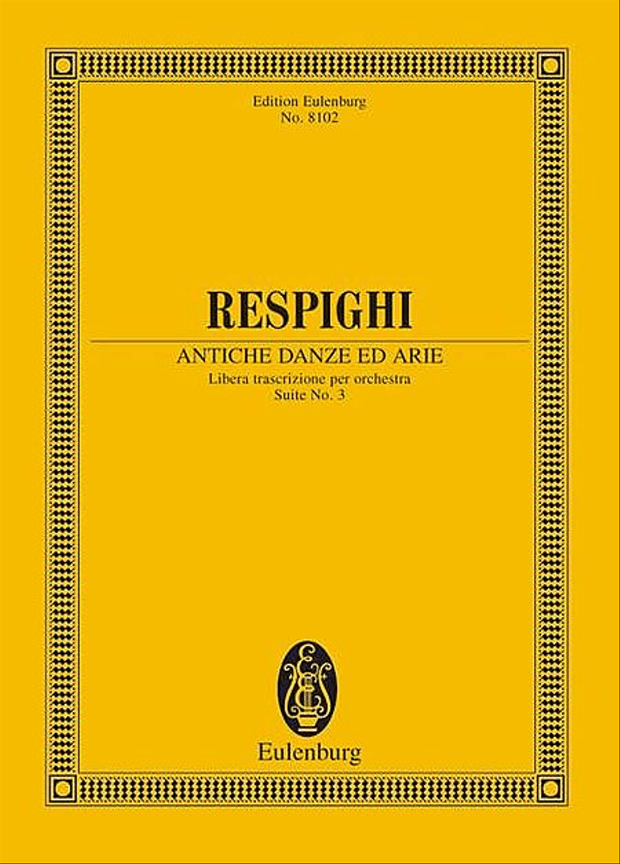 Antiche Danze ed Arie: 3rd Suite String Orchestra scores gallery preview page 1