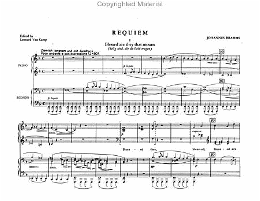 Requiem, Op. 45 Choir scores gallery preview page 2