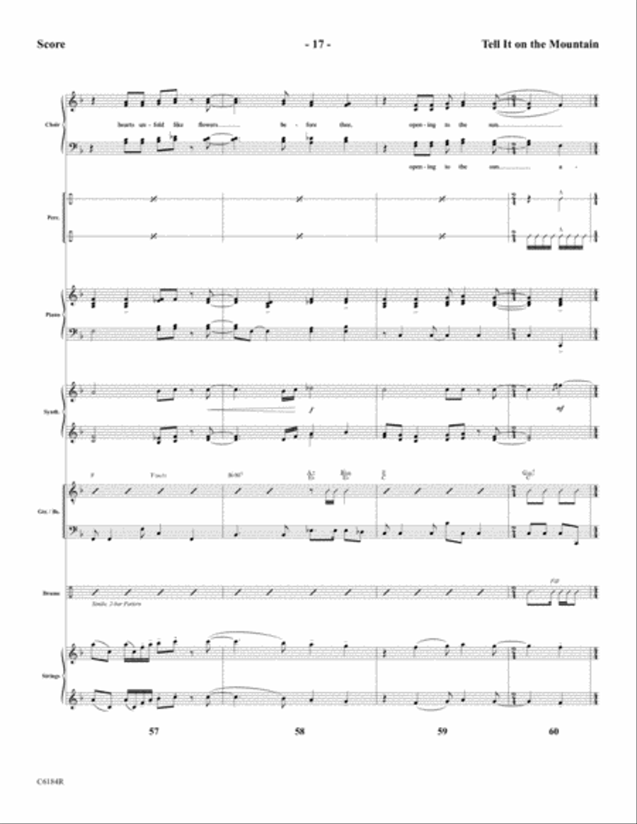 Tell It On the Mountain Tell It On the Mountain Choir scores gallery preview page 19