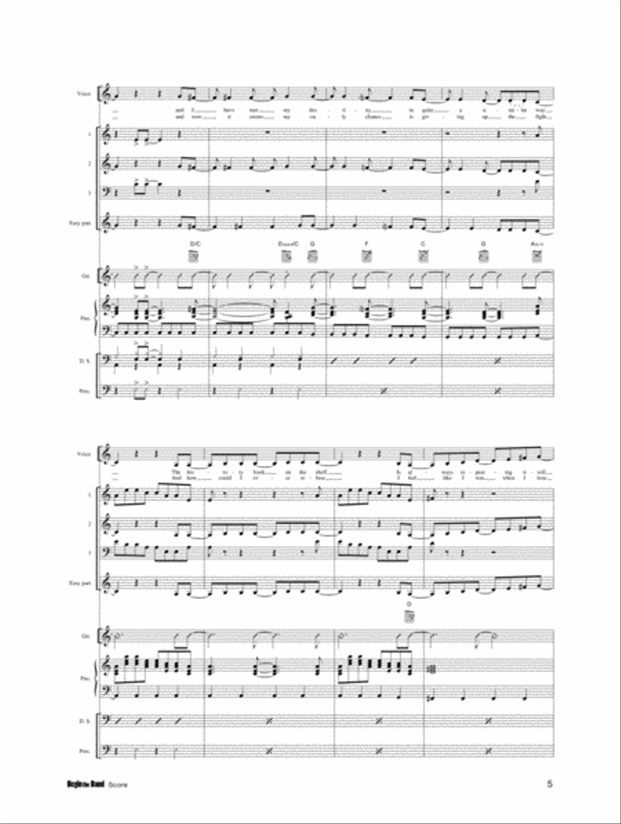 Begin the Band #2 Score scores gallery preview page 3