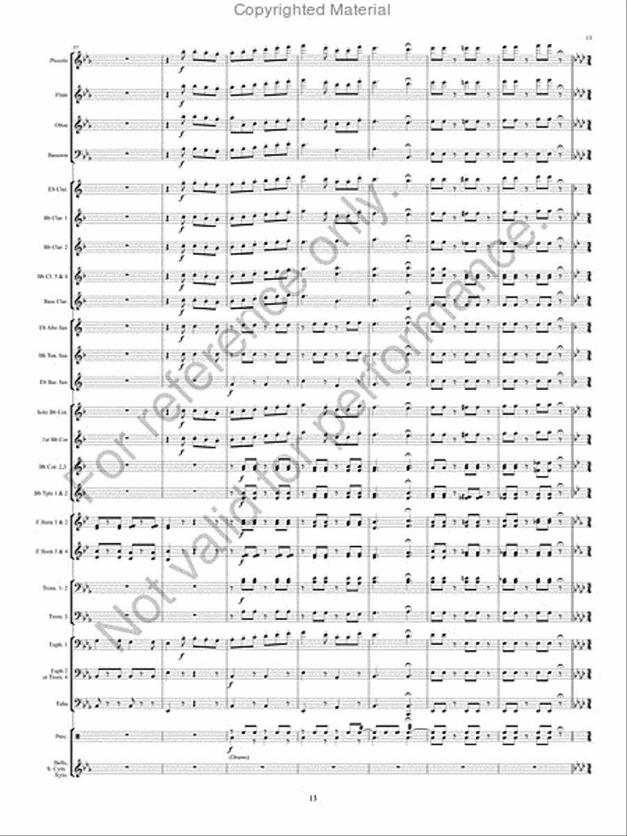 The Pirates of Penzance The Pirates of Penzance Concert Band scores gallery preview page 14