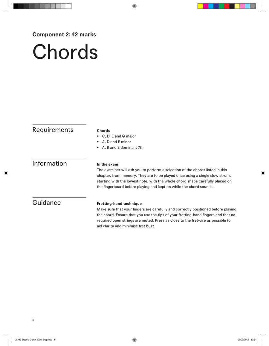 LCME Electric Guitar Handbook 2019 - Step Electric Guitar scores gallery preview page 6