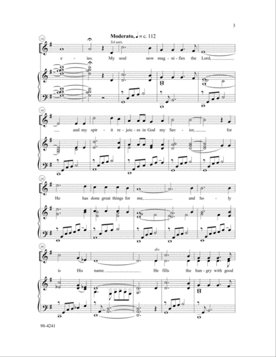 Mary's Song SA scores gallery preview page 3