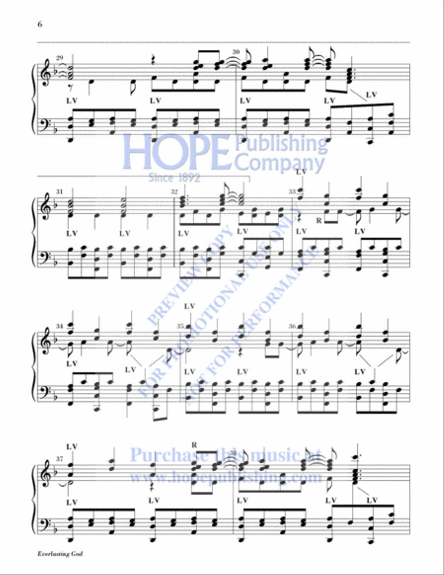 Everlasting God 5-Octaves scores gallery preview page 6
