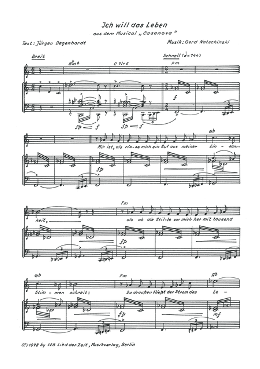 Casandra Voice scores gallery preview page 4