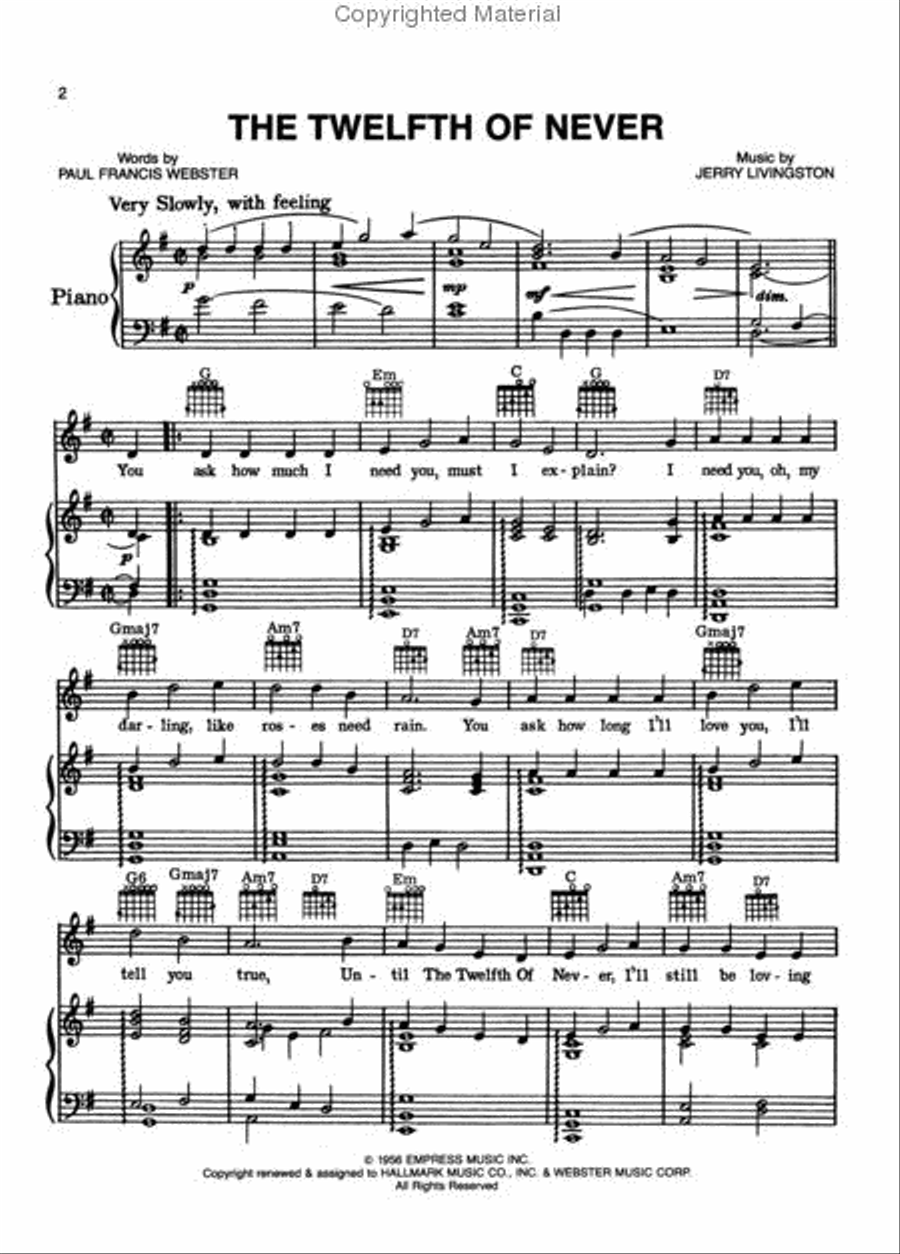 Twelfth Of Never Twelfth Of Never Small Ensemble scores gallery preview page 2