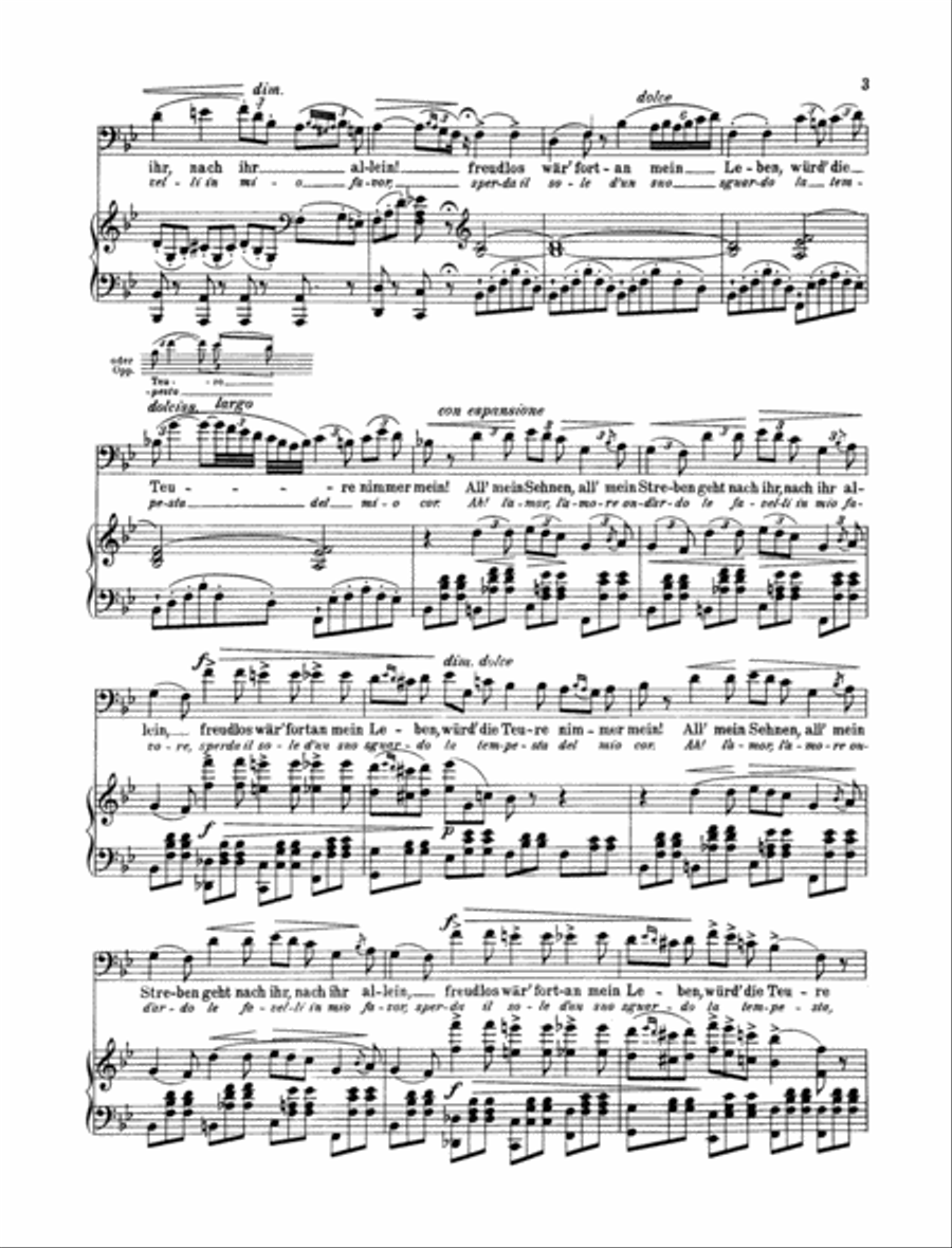Il balen del suo sorriso Il balen del suo sorriso Baritone Voice scores gallery preview page 2