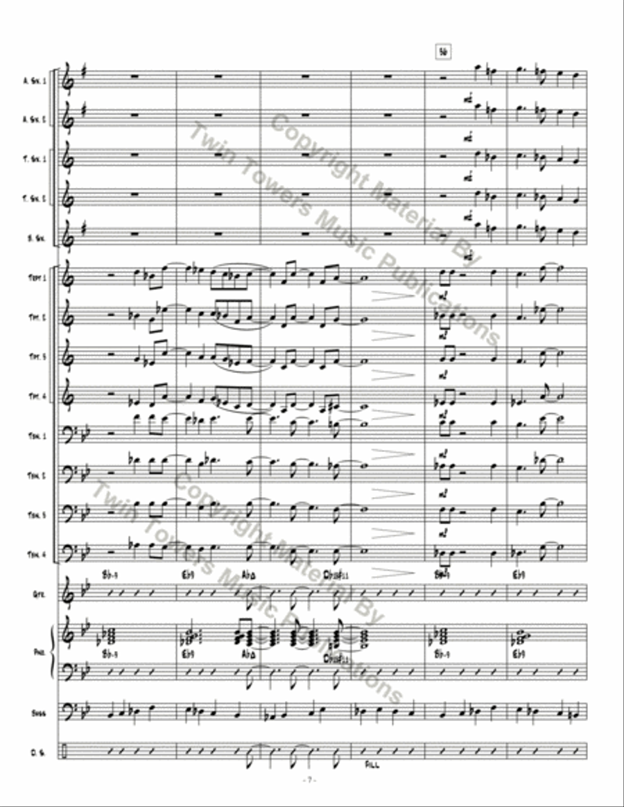 Ice is Nice Jazz Ensemble scores gallery preview page 8